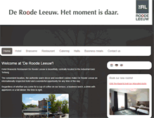 Tablet Screenshot of deroodeleeuw.com