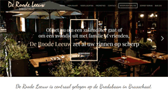 Desktop Screenshot of deroodeleeuw.be